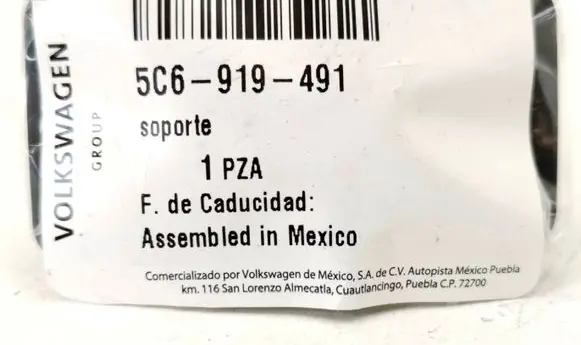 Volkswagen Jetta I Front parking sensor holder (PDC) 5C6919491