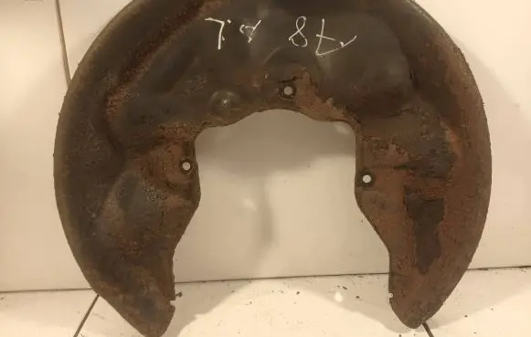 Audi A8 S8 D3 4E Front brake disc dust cover plate 