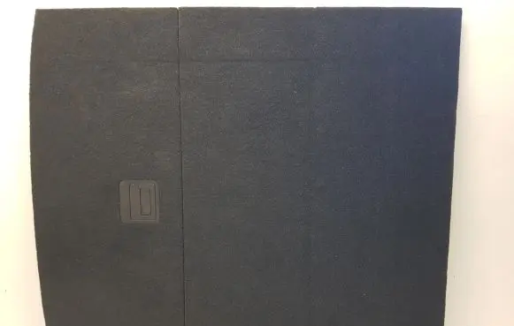 Volkswagen PASSAT B6 Trunk/boot floor carpet liner 3C9863463