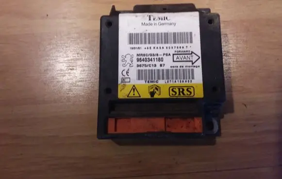 Peugeot 607 Airbag control unit/module 9640341180