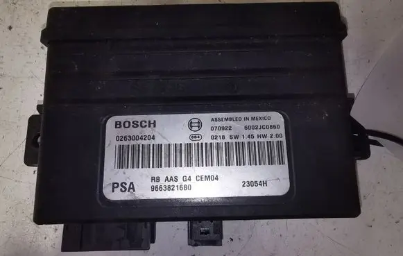 Citroen C5 Parking PDC control unit/module 9663821680 0263004204 6002JC0860