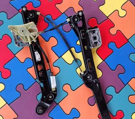 Audi A7 S7 4G Rear window lifting mechanism without motor 4G8839461C