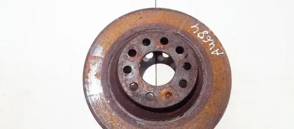Audi A6 S6 C6 4F Rear brake disc neventiliuojamas