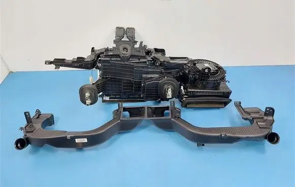 Interior heater climate box assembly