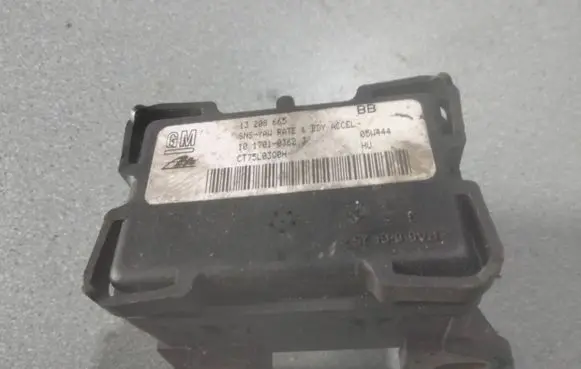 Opel Zafira B ESP acceleration yaw rate sensor 13208665 10170103623