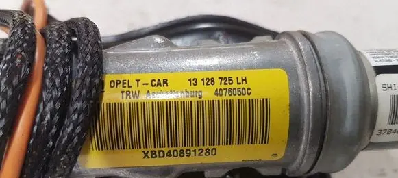 Opel Zafira A Seat airbag 64076240C 13128725 4076050C
