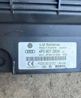 Audi A6 S6 C6 4F Other control units/modules 4F0907280A F005S00102