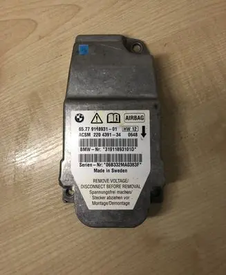 BMW 5 E60 E61 Airbag control unit/module 9118931 2204391