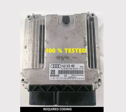 Audi Q7 4L Engine control unit/module 0281013013 4L0910409 4E1907409B