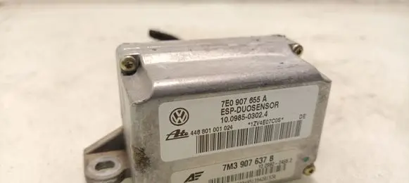 Seat Alhambra (Mk1) ESP acceleration yaw rate sensor 7E0907655A