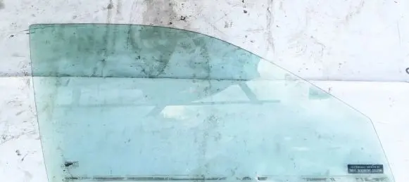 Mazda 323 Front door window glass four-door