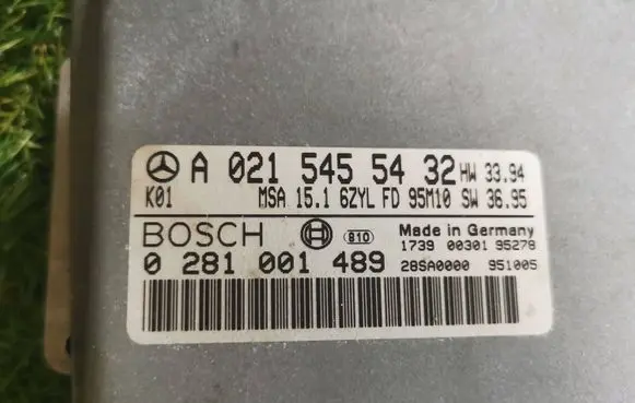 Mercedes-Benz E W210 Engine control unit/module A0215455432 0281001489 28SA0000