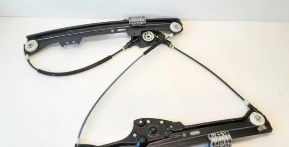 Front window lifting mechanism without motor