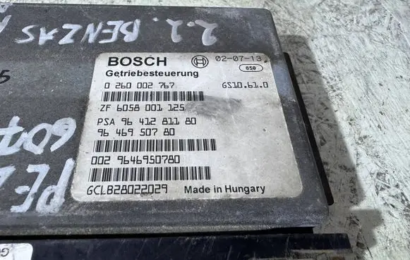 Peugeot 607 Gearbox control unit/module 0260002767 9646950780 9641281180