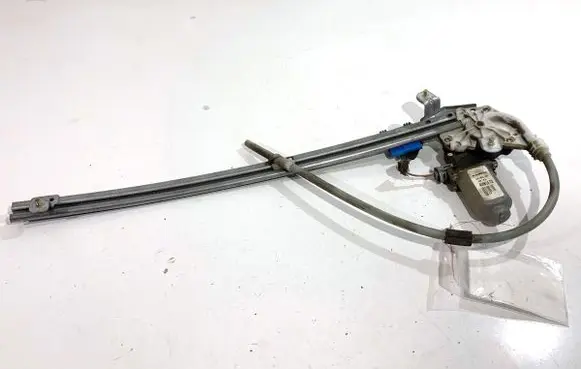 Rear door window regulator with motor