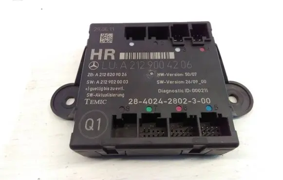 Mercedes-Benz C W204 Door control unit/module A2129004206 A2128209026 A2129020003