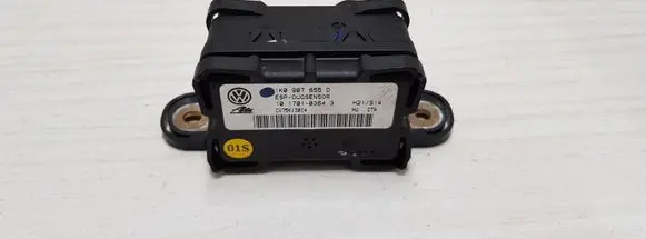 Audi A3 S3 8P ESP acceleration yaw rate sensor 1K0907655D CV75K13014 10170103643