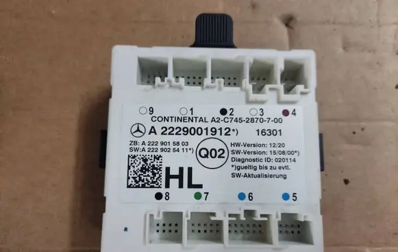 Mercedes-Benz C W205 Door control unit/module A2229001912 A2229015803 A222900