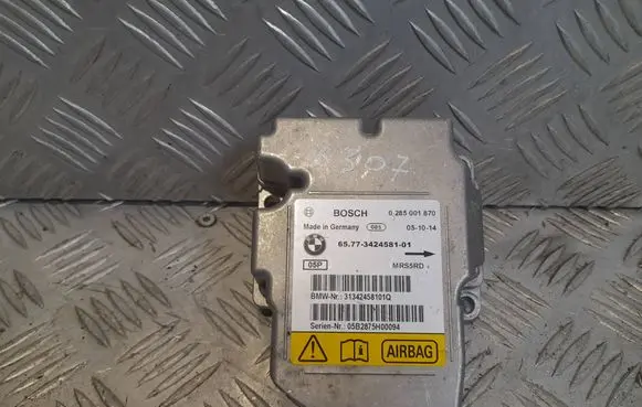 BMW X3 E83 Airbag control unit/module 3424581 31342458101Q 0285001870