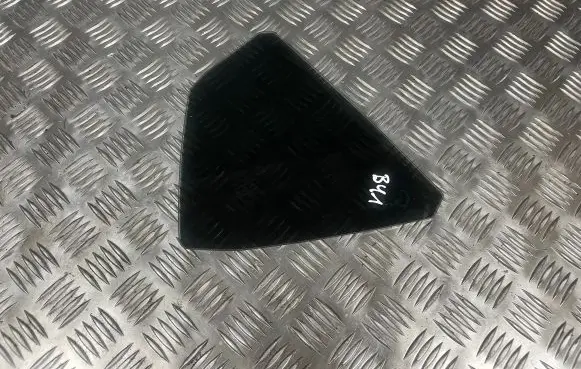 Rear vent window glass