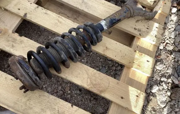 Honda Accord Front shock absorber with coil spring