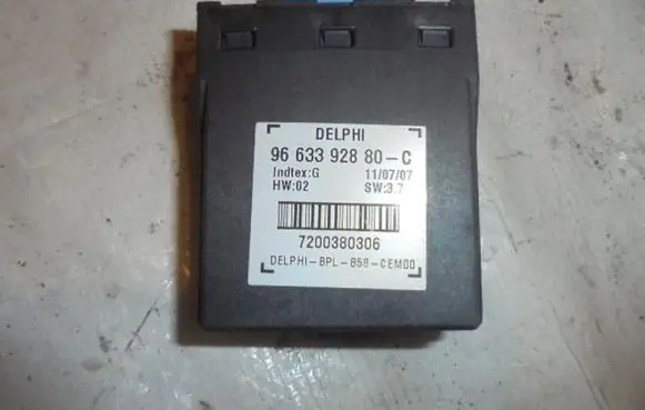 Citroen C4 Grand Picasso Other control units/modules 9663392880