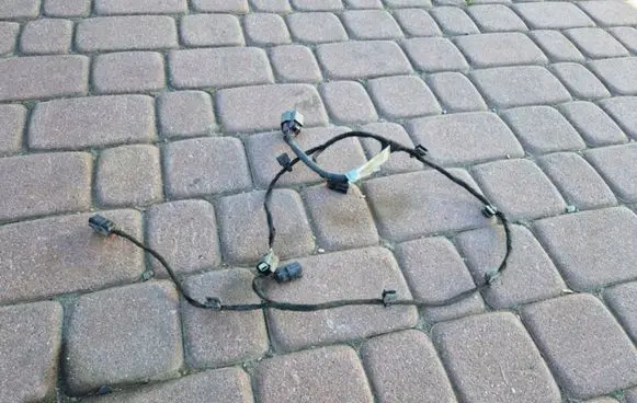 Opel Meriva B Parking sensor (PDC) wiring loom 13432787