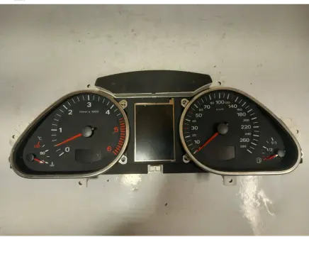 Audi A6 S6 C6 4F Speedometer (instrument cluster) 4F0920932 4F0910930C 503000734201