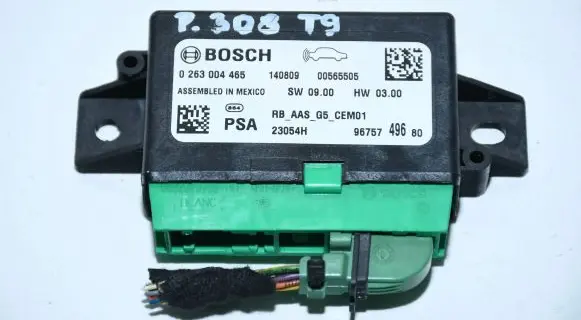 Peugeot 308 Parking PDC control unit/module 9675749680
