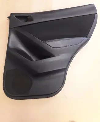 Rear door card panel trim