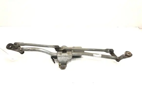 Front wiper linkage and motor