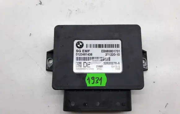 BMW 5 F10 F11 Hand brake control module 6858017 23122010 0123481438