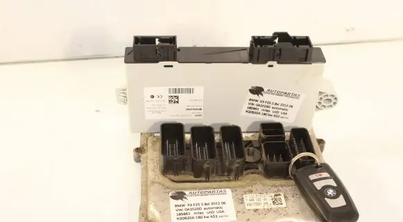 BMW X3 F25 Engine ECU kit and lock set 7649123 030175507 0261S08602