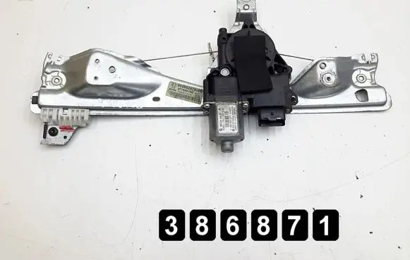 Peugeot 308 Rear door window regulator with motor 9659826780