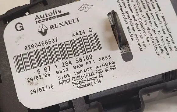 Renault Laguna II Seat airbag 8200468537