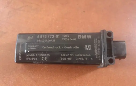 BMW 5 F10 F11 Tire pressure control unit 6875773
