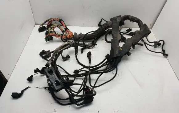 BMW 7 E65 E66 Engine installation wiring loom 7540845 753092Z13 E2712