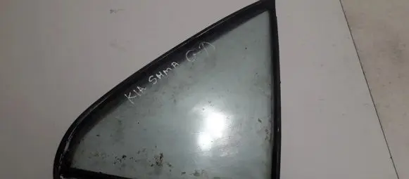 Rear vent window glass
