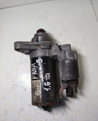 Skoda Fabia Mk2 (5J) Starter motor 02Z911023N 29082012 0001105028