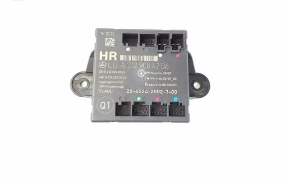 Mercedes-Benz C W204 Door control unit/module A2129004206