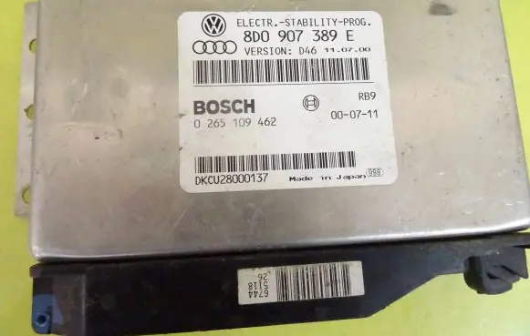 Audi A6 S6 C5 4B ESP (stability system) control unit 0265109462 8D0907389E