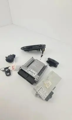 BMW 5 E60 E61 Engine ECU kit and lock set 6981416 7799856 6954722