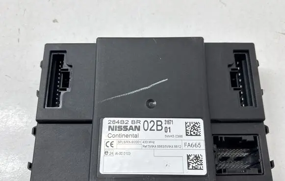 Nissan Qashqai Comfort/convenience module 284B2BR02B 5WK50366
