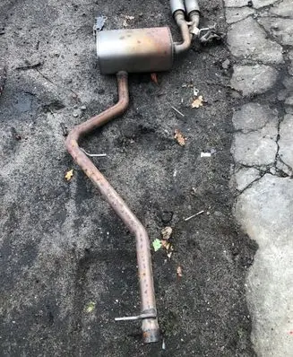 Audi Q3 8U Muffler/silencer 5N0253611C