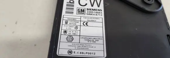 Opel Combo C Other control units/modules 24410825 330518684 5WK48713