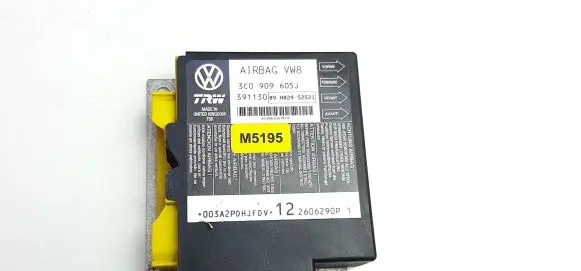 Volkswagen PASSAT B6 Airbag control unit/module 3C0909605J M5195