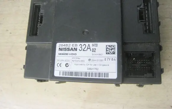 Nissan Navara D40 Comfort/convenience module 284B2EB32A 32A