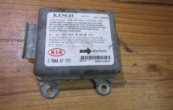 KIA Clarus Airbag control unit/module 0k9aa677f0 35461036gp