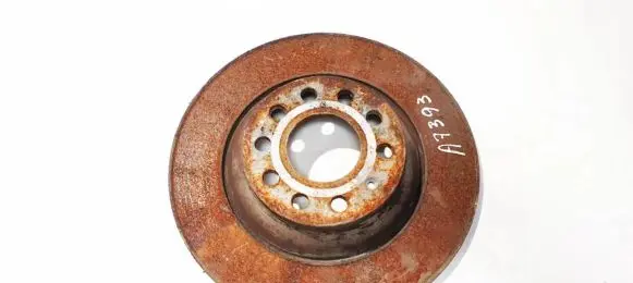 Audi A6 S6 C6 4F Rear brake disc neventiliuojamas