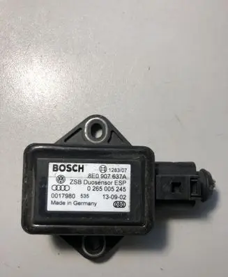 Audi A4 S4 B6 8E 8H ESP acceleration yaw rate sensor 8E0907637A